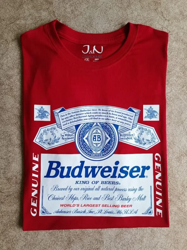Camiseta Cerveza Budweiser - Imagen 2