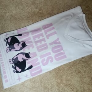 Camiseta Love and Cat