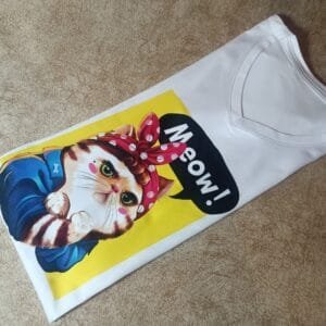 Camiseta Gato Meow