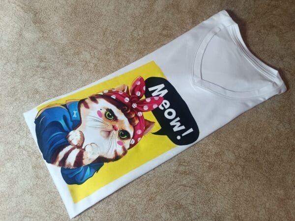 Camiseta Gato Meow