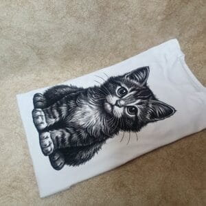 Camiseta Gato Sentado