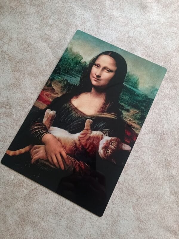 Poster Gato Mona Lisa