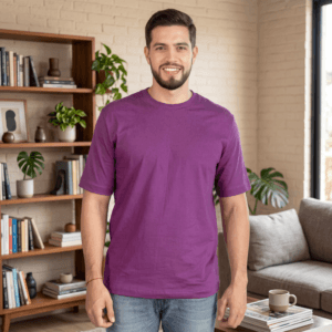 camiseta regular fit tela pesada 230 gramos