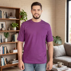 camiseta regular fit tela pesada 230 gramos